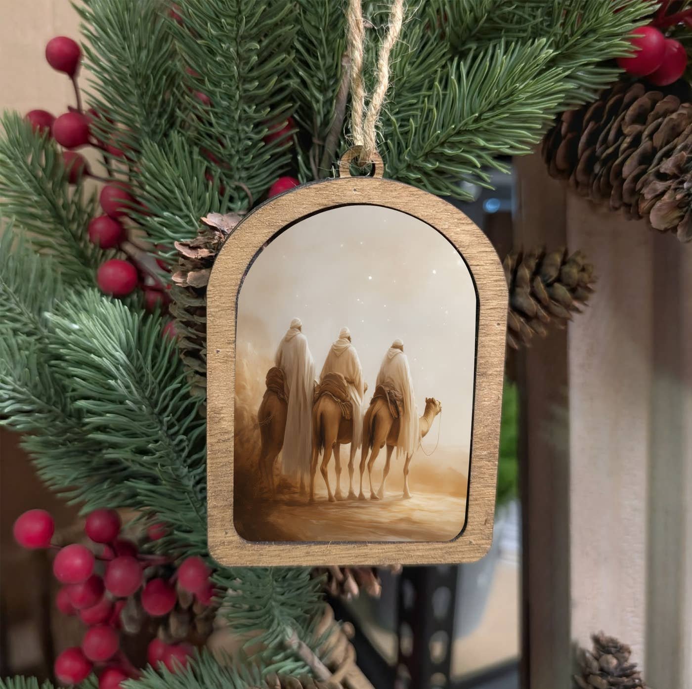 Canvas Arch Ornament Wise Men