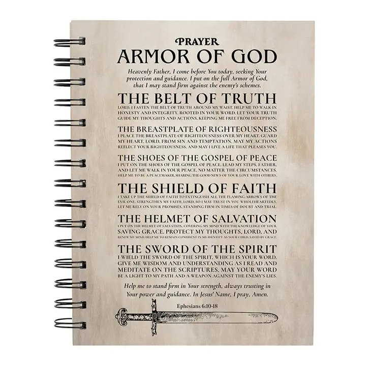 Armor of God Spiral Notebook