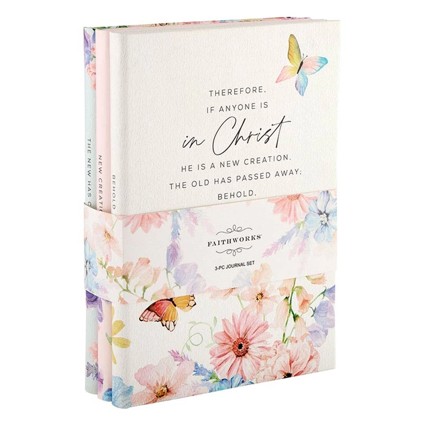 3 pcs Journals Made New - Hardcover