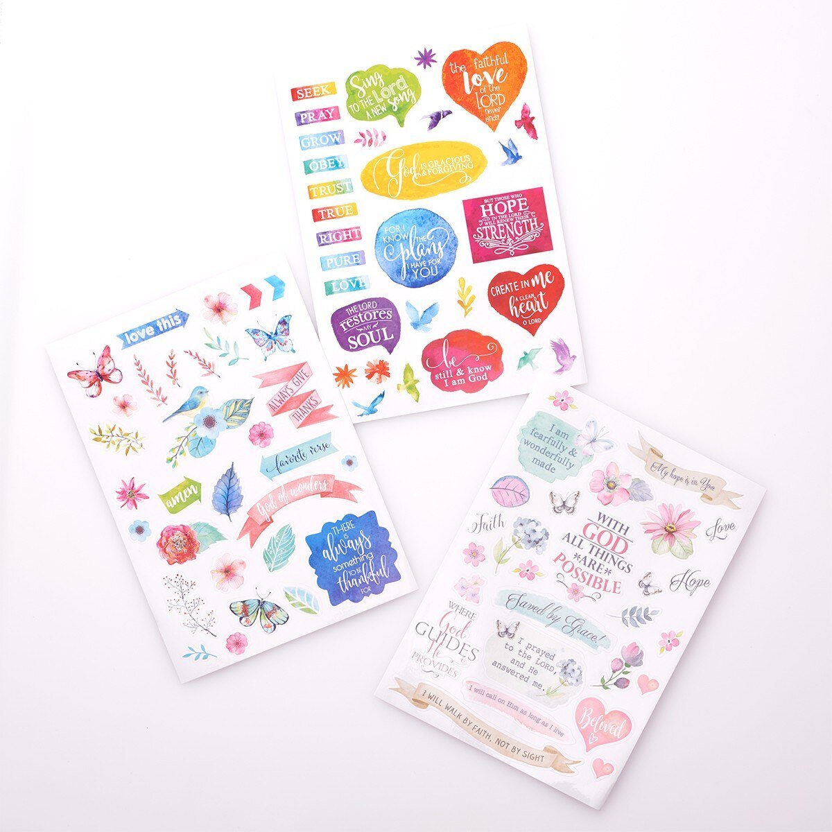 Stickers for Bible Journaling - 3 Sheets
