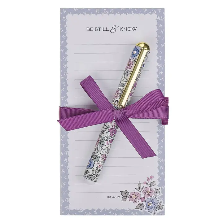 Magnetic Shopping List w/pen Be Still And Know Ps. 46:10