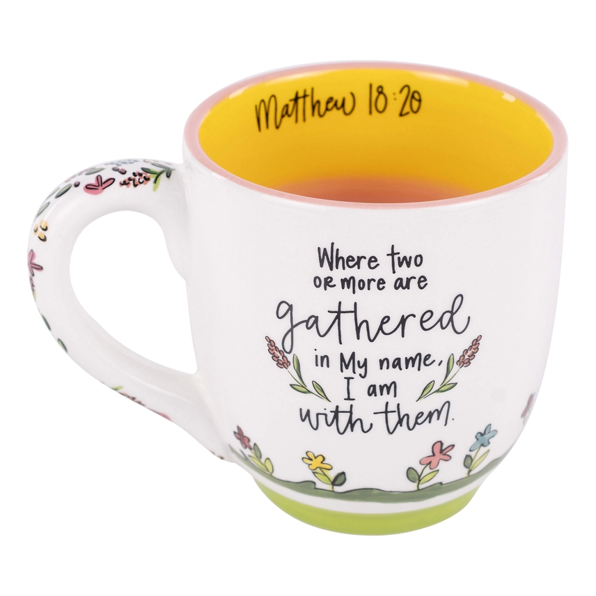 Where Two or More are Gathered Church Mug