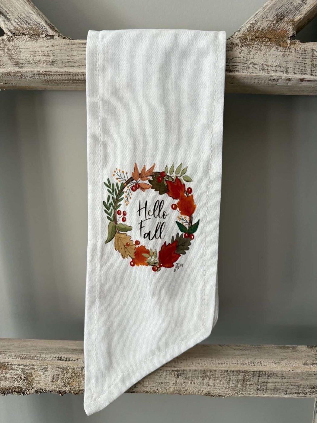 Hello Fall Wreath Sash