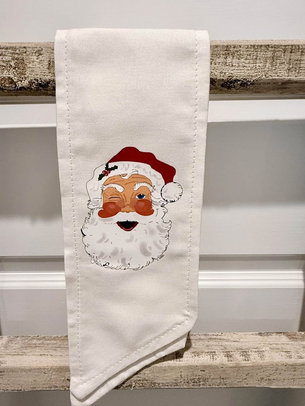 SANTA WREATH SASH